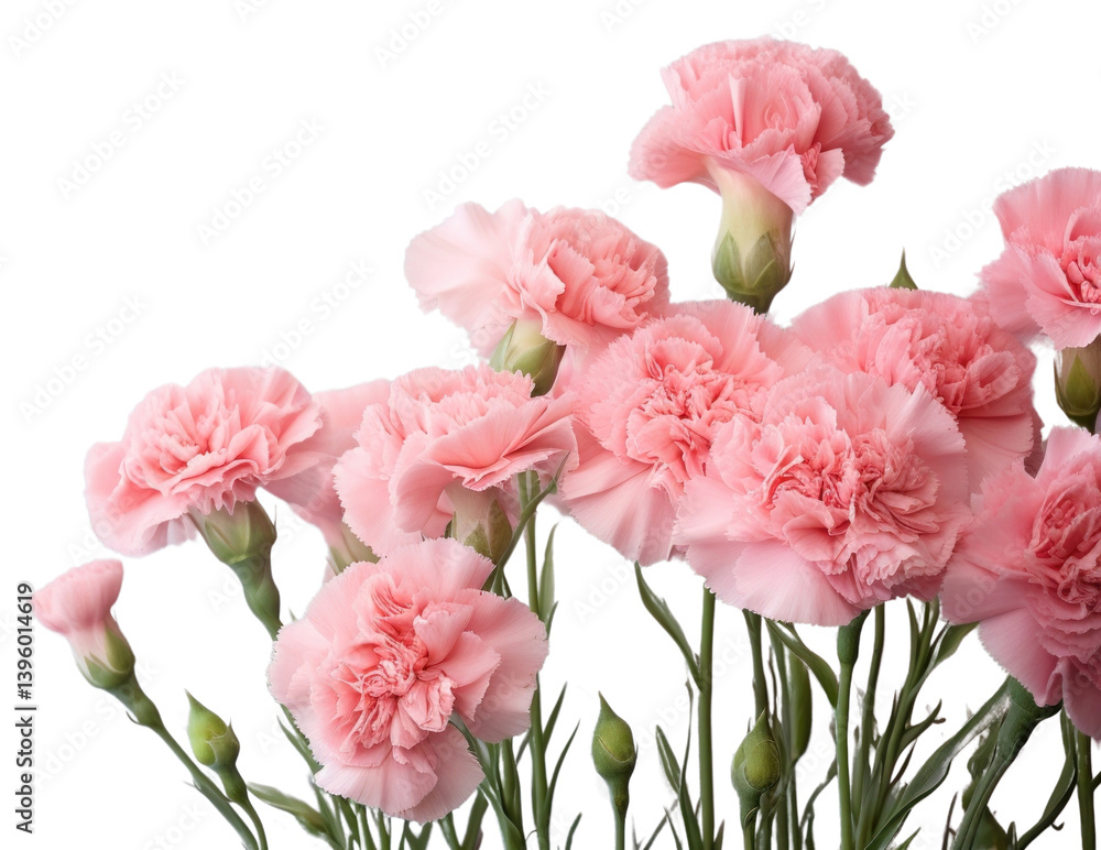 PNG Pink carnation flowers border blossom plant rose.