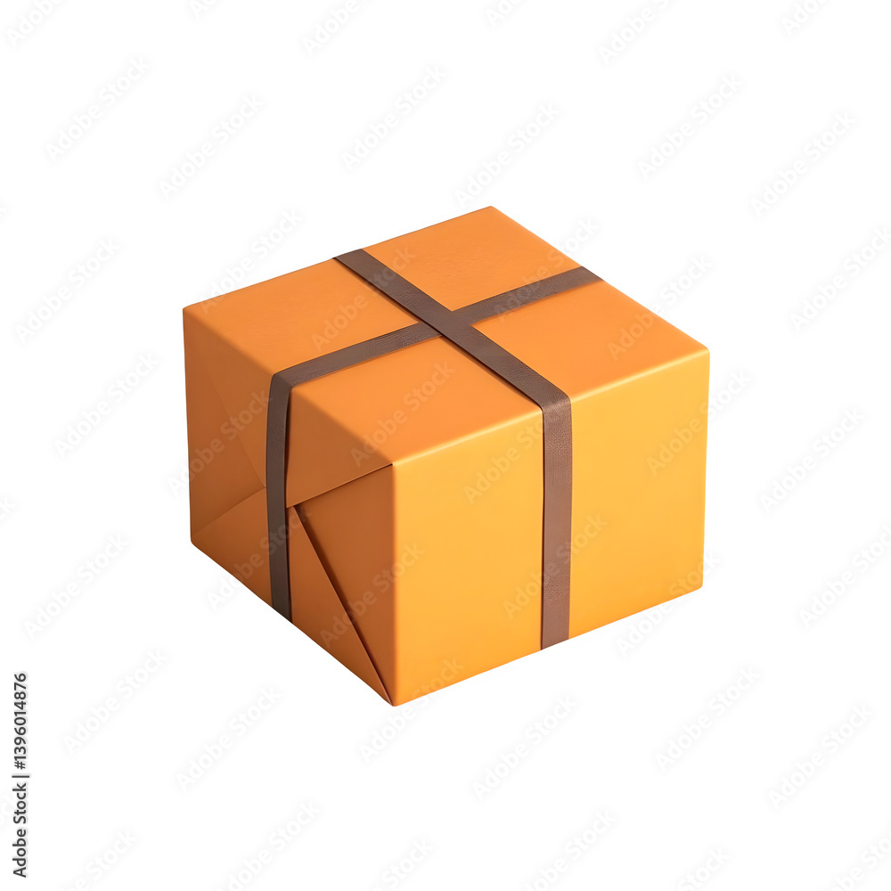 Obraz premium 3d gift box icon isolated on transparent background. Christmas and birthday celebration.