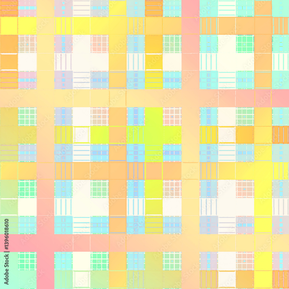 pastel plaid pattern . playful elements design background . pastel plaid pattern . playful elements design background .