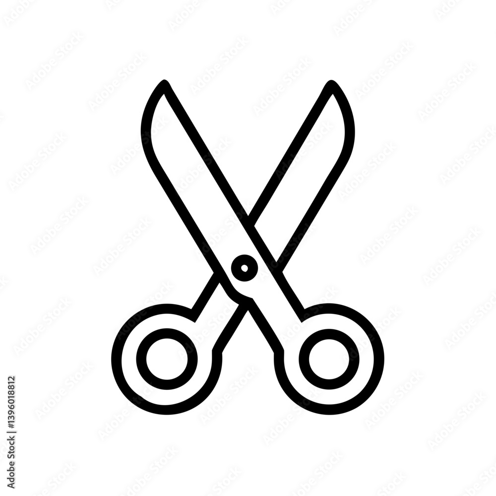 Scissors Icon for Creativity and Crafting Topics Scissors Icon for Creativity and Crafting Topics