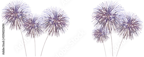 Vector illustration of fireworks for new year and other celebrations