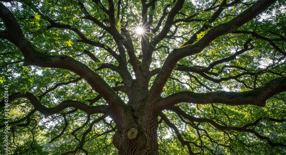Majestic Oak Tree Canopy Sunlight - Ancient strength, nature's embrace, sunlight's glory, vibrant life, peaceful serenity Majestic Oak Tree Canopy Sunlight - Ancient strength, nature's embrace, sunlight's glory, vibrant life, peaceful serenity
