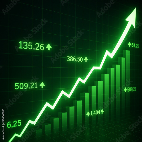 Stock Market Boom Graphic