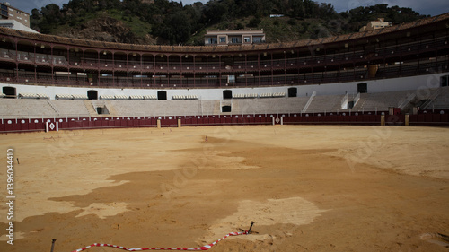 Bullring La Malagueta , historic arena, Malaga, Spain