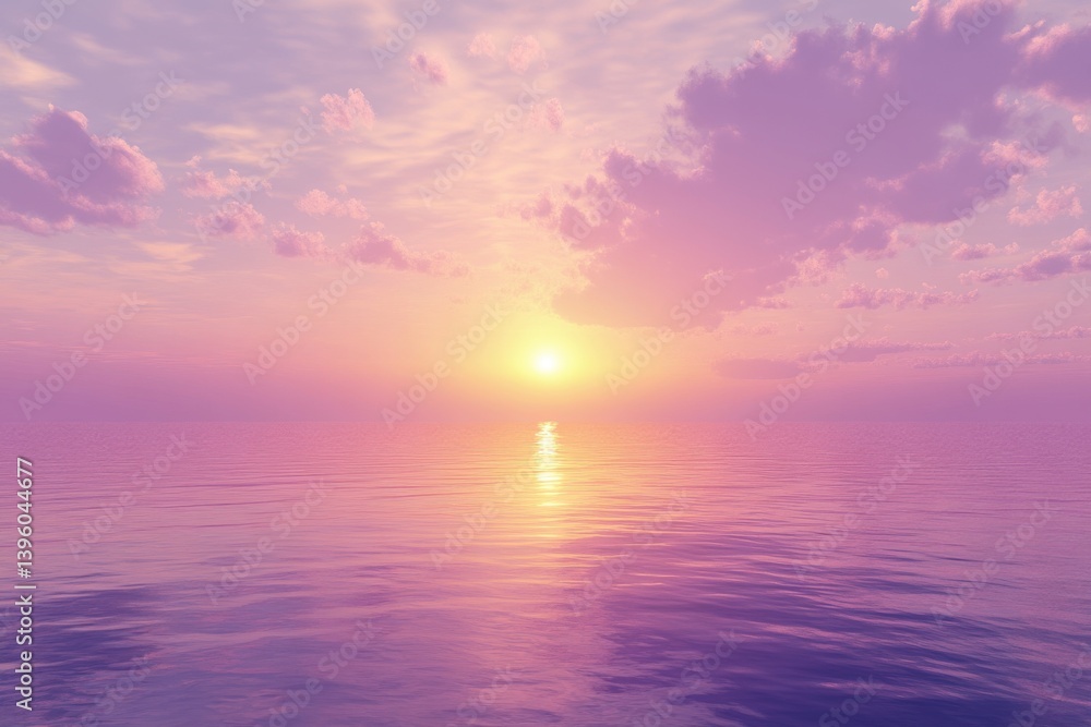 Naklejka premium sunset over the sea