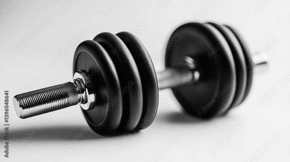 On a white background, black 7kg dumbbells, excellent for strength and conditioning. On a white background, black 7kg dumbbells, excellent for strength and conditioning.