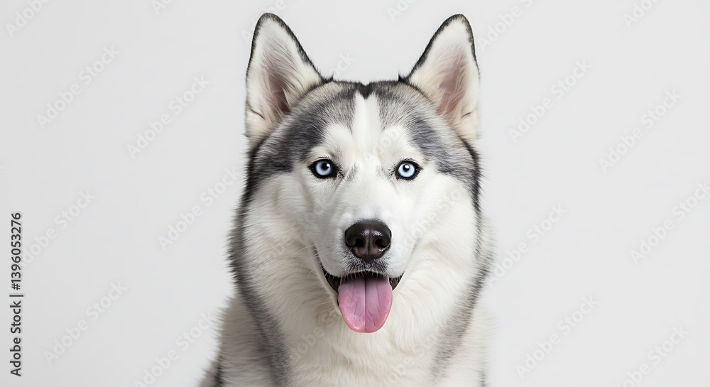 Close-Up Portrait of Husky with Alert Expression
Close-Up Portrait of Husky with Alert Expression