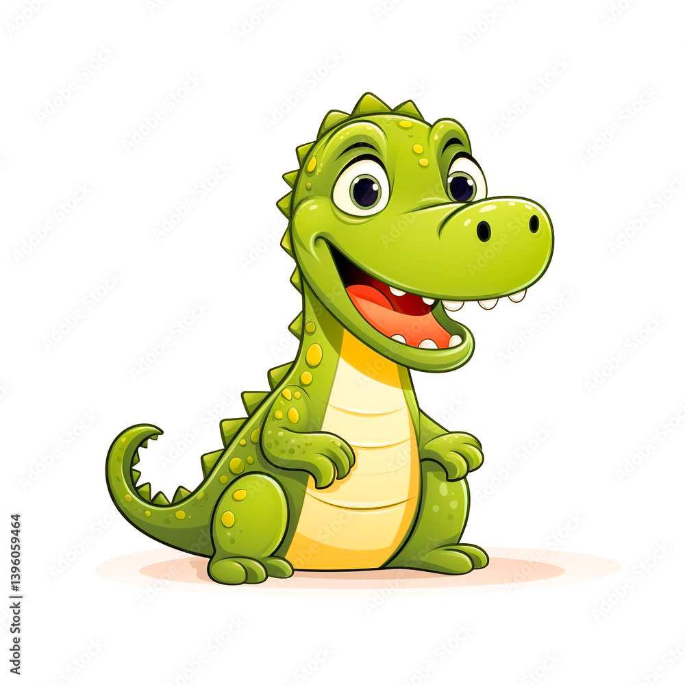 Fototapeta premium dinosaur cartoon image background
