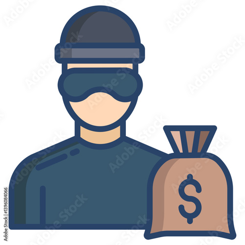 Linear color Criminal icon