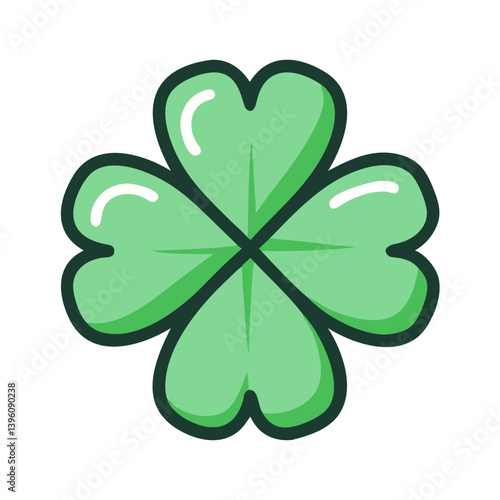 Emotional illustration with lucky four-leaf clover, lovely sunflowers and springtime cherry blossoms – a cute collection of designs with nature and happiness"