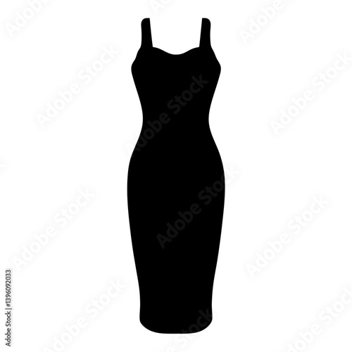 female fashion wrap dress silhouette