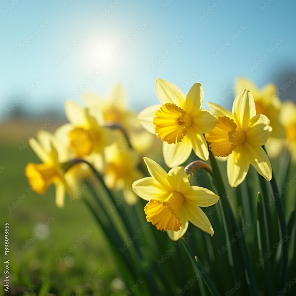 daffodils in spring