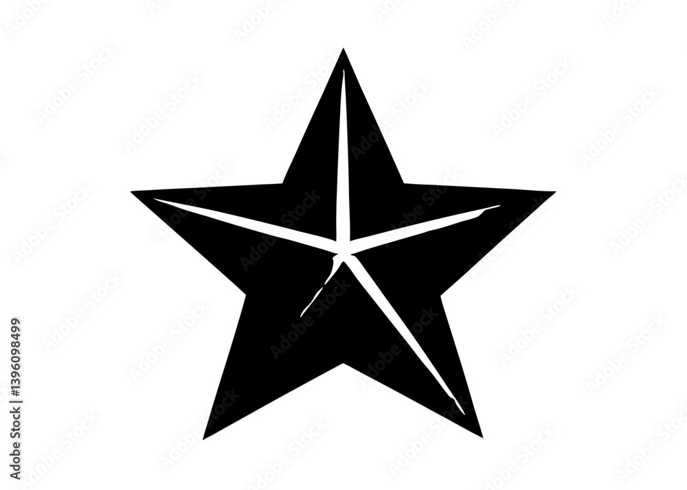 Celestial Star: A striking, bold black star against a clean background, perfect for adding a touch of elegance and wonder. Celestial Star: A striking, bold black star against a clean background, perfect for adding a touch of elegance and wonder.
