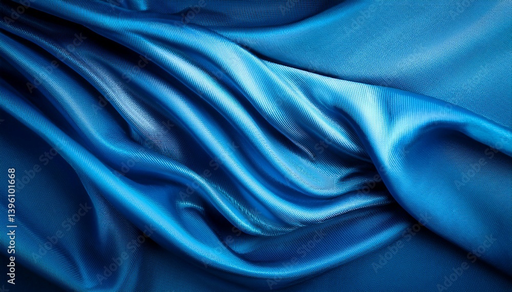 Obraz premium blue satin background