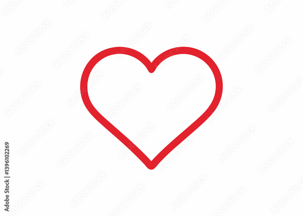 Simple Red Heart Symbol of Love: An elegant, minimalist red heart, a universal symbol of affection and emotion, radiating warmth, compassion, and care. Simple Red Heart Symbol of Love: An elegant, minimalist red heart, a universal symbol of affection and emotion, radiating warmth, compassion, and care.