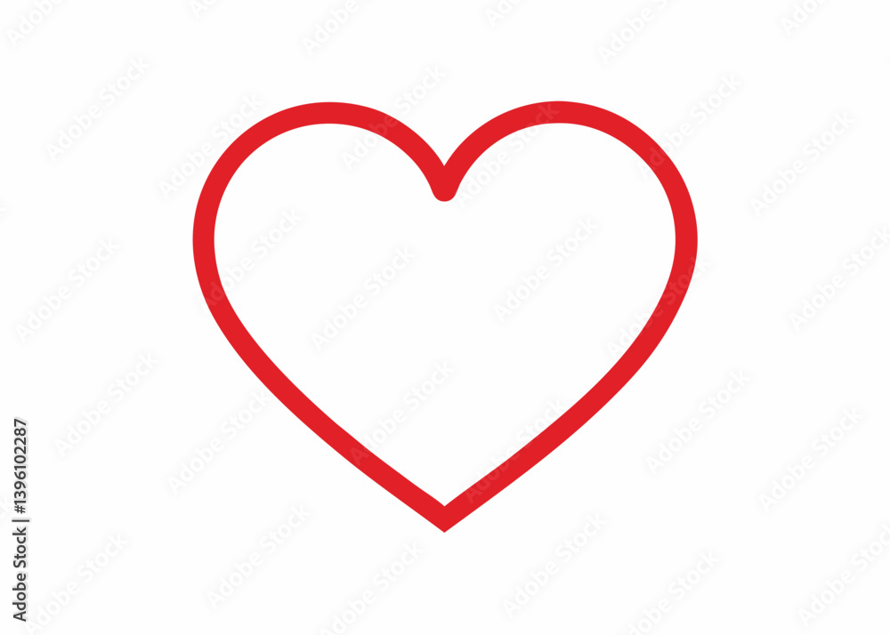 Valentine's Heart Symbol: A simple yet elegant red heart symbol, embodying love and affection, perfectly rendered. Valentine's Heart Symbol: A simple yet elegant red heart symbol, embodying love and affection, perfectly rendered.