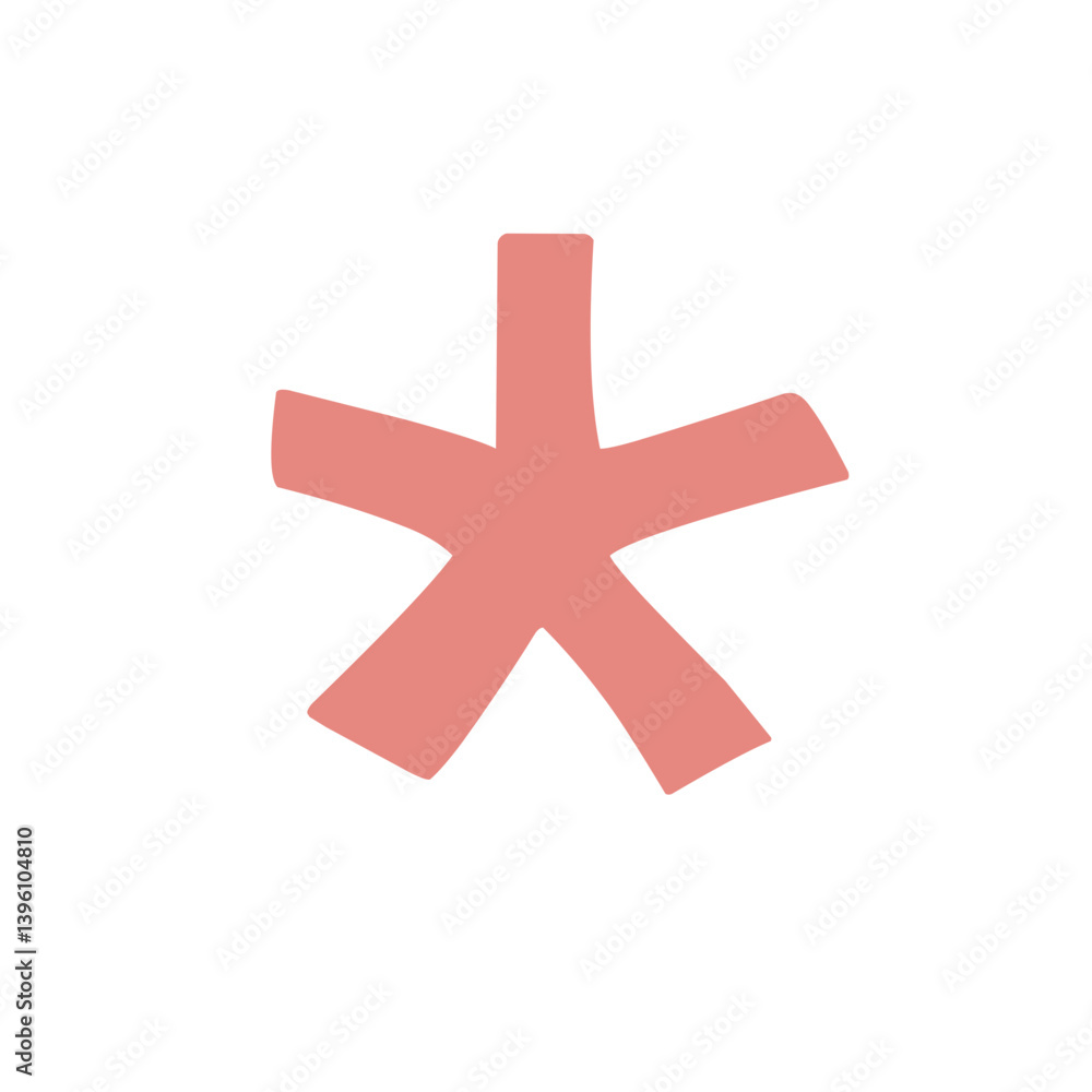 Fototapeta premium asterisk vector element