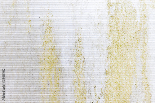 Obraz na płótnie Plastic sheet material showcasing visible weathering w salonie
