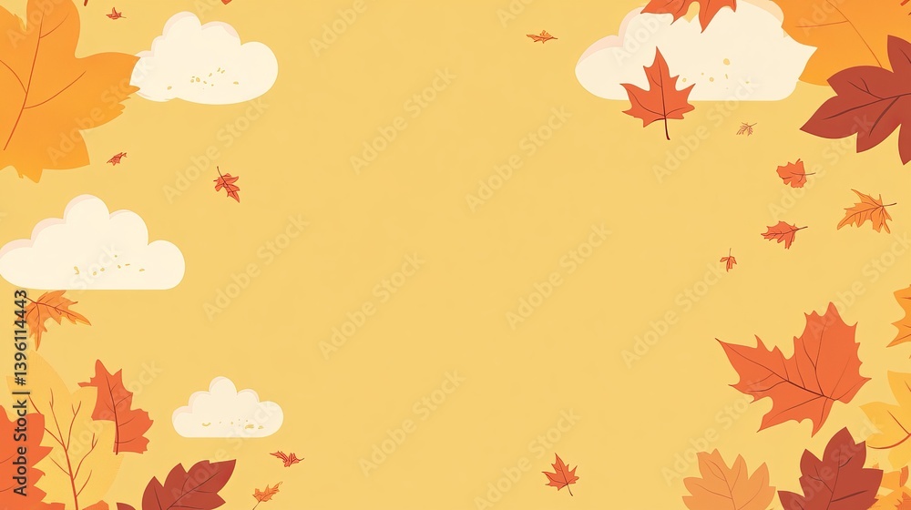Fototapeta premium Background made of old dark yellow watercolor paper with a textured appearance