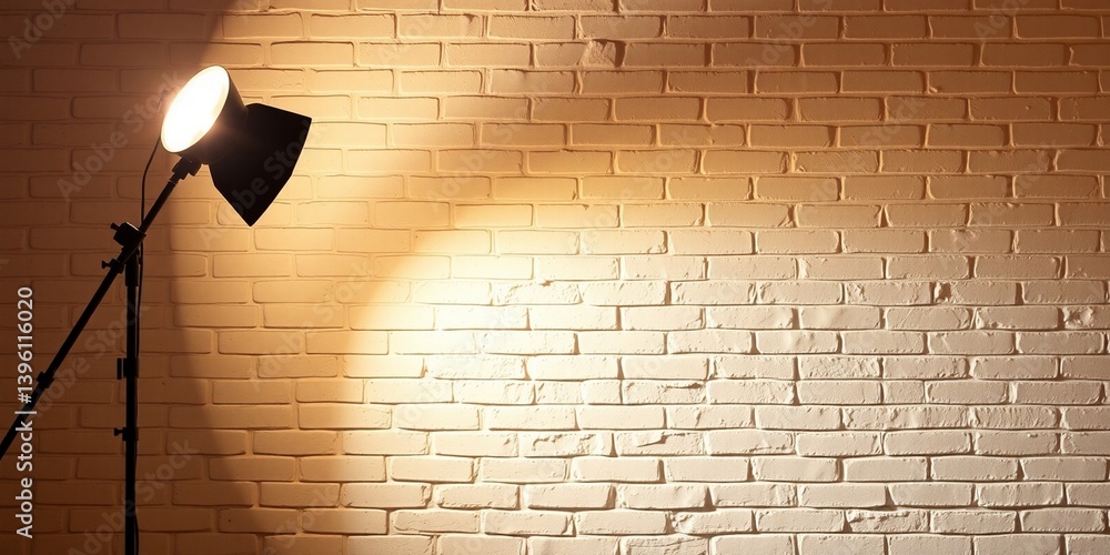 lamp on brick wall lamp on brick wall