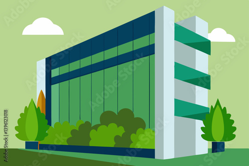 vector illustration of a city