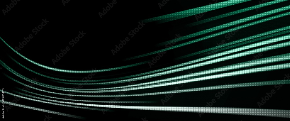 dark green and grey abstract wave background with motion blur and halftone texture
