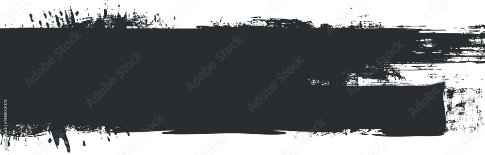 Black paint brush stroke texture ideal for backgrounds and artistic designs. Black paint brush stroke texture ideal for backgrounds and artistic designs.