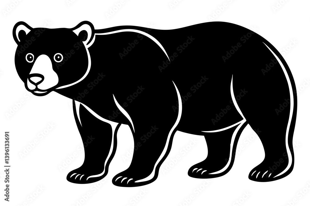 asiatic silhouette line art vector illustration asiatic silhouette line art vector illustration