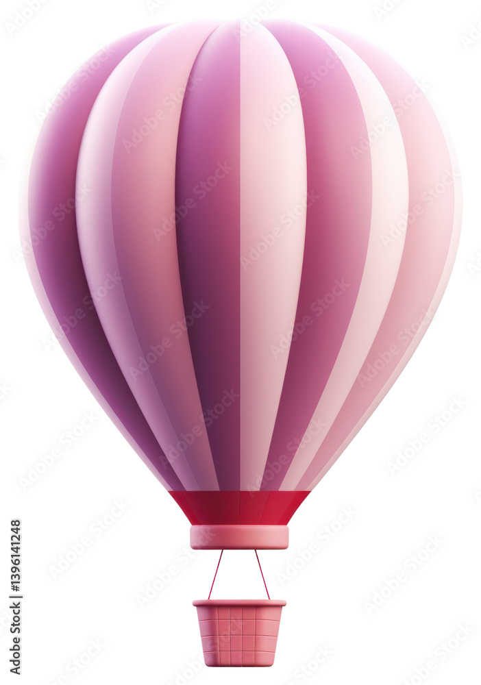 Naklejka premium PNG Hot air balloon aircraft vehicle nature.