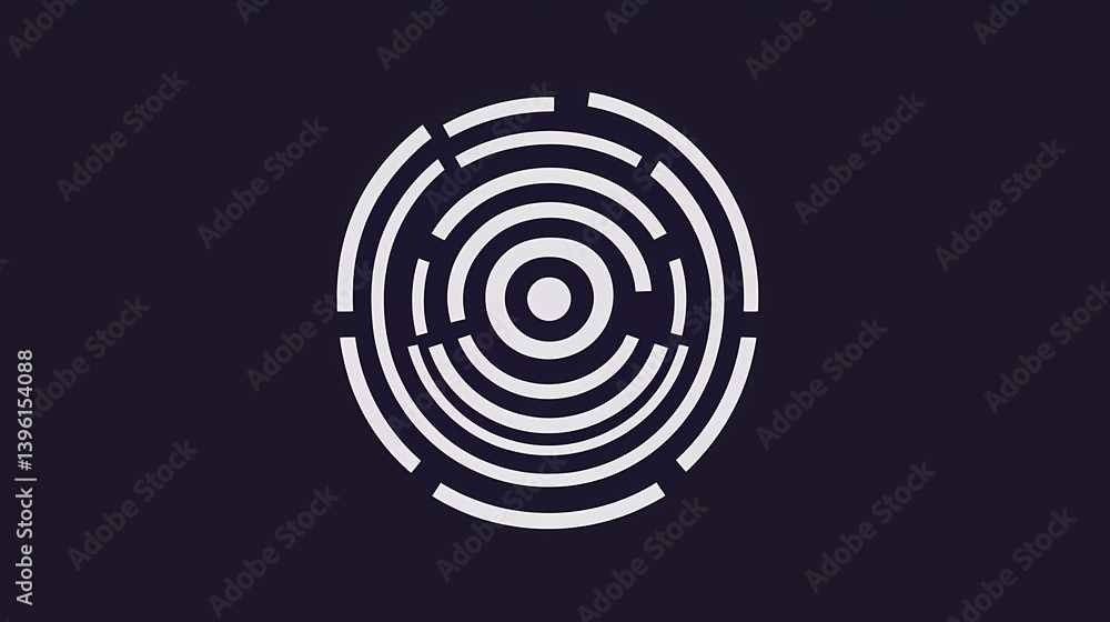 Objectives and targets symbolized in a sleek glyph icon for goal setting. Dreamwoven Glyphs. Illustration Objectives and targets symbolized in a sleek glyph icon for goal setting. Dreamwoven Glyphs. Illustration