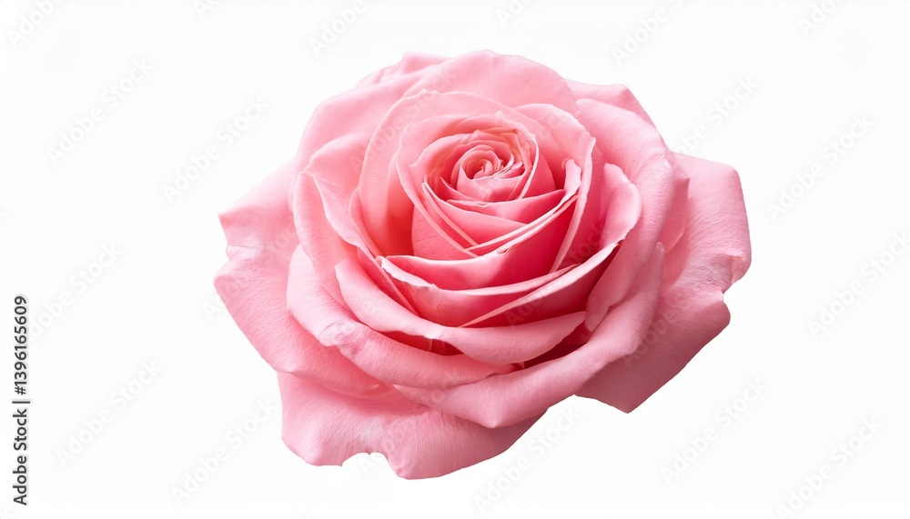 Pink rose flower isolated on white background soft focus and clipping path Pink rose flower isolated on white background soft focus and clipping path