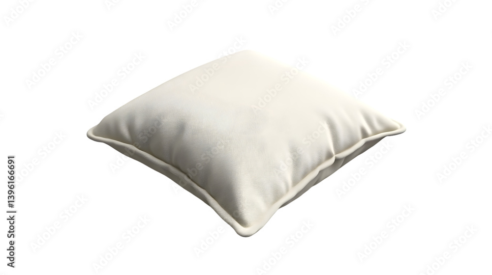 Soft White Pillow on Black Background Comfortable Cozy Cushion for Home Decor and Relaxation Soft White Pillow on Black Background Comfortable Cozy Cushion for Home Decor and Relaxation