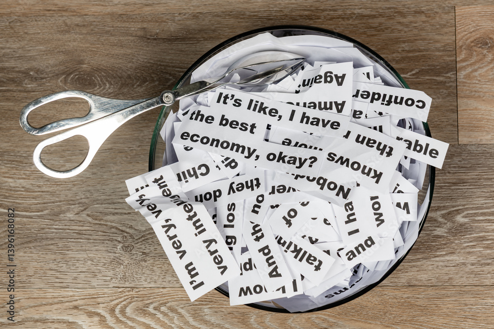 Word salad jumble of words and phrases Word salad jumble of words and phrases
