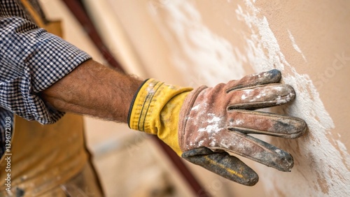 Painted Worker’s Hand – Symbol of Labor and Art