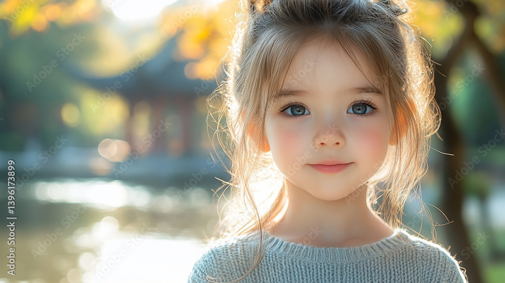 portrait of a little girl portrait of a little girl
