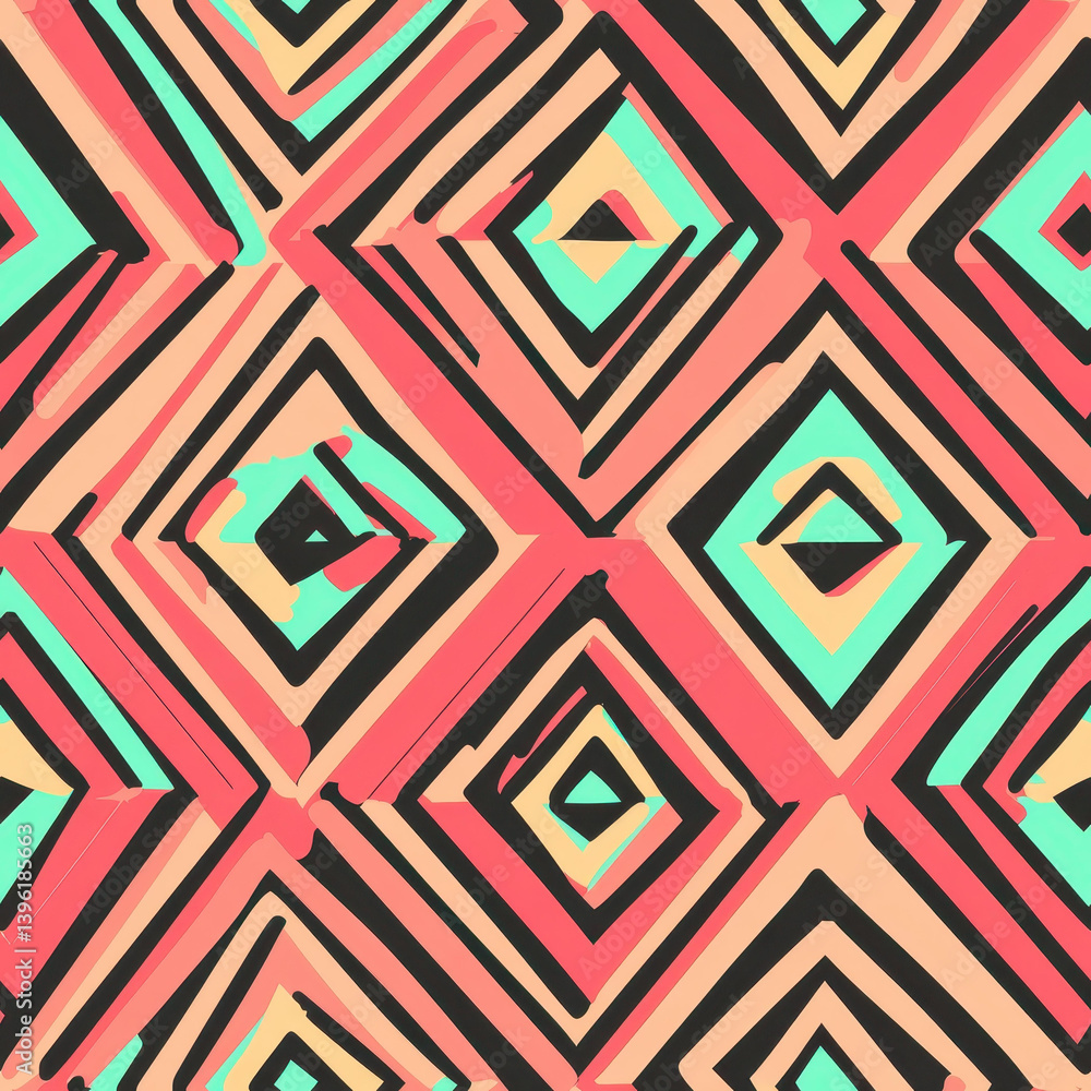 Explore this unique abstract ethnic geometric pattern design that adds a modern touch while keeping a clean background. Explore this unique abstract ethnic geometric pattern design that adds a modern touch while keeping a clean background.