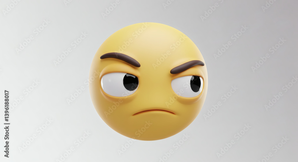 Fototapeta premium Side Eye Emoji PNG