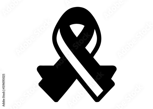 Colorful Puzzle Piece Ribbon Autism Awareness Symbol