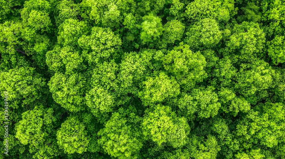 Naklejka premium Dense Green Moss Wall Texture