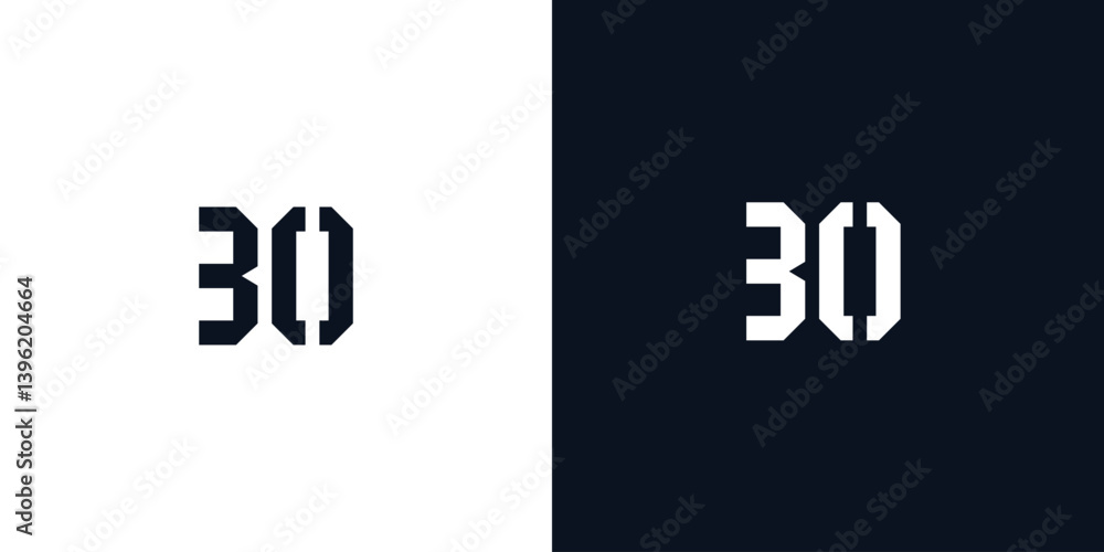 Creative abstract initial letter BO logo. Creative abstract initial letter BO logo.