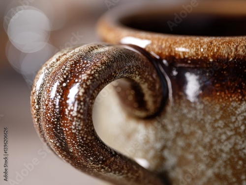 Detailed close-up of a cera...
