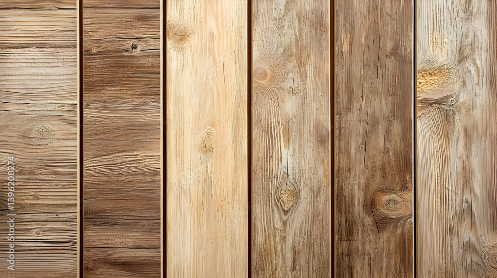 Obraz premium Vertical Wooden Planks Background Texture