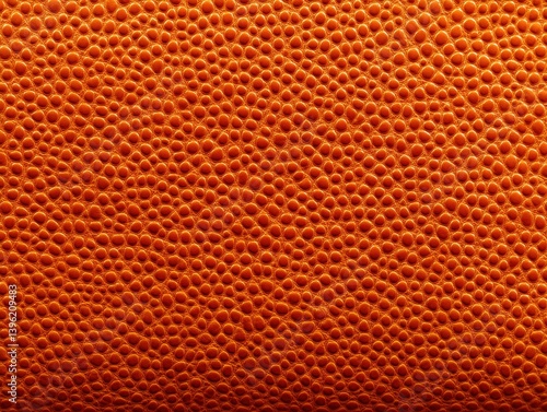 Pattern of small round textures closely resembling a basketball surface with an intricate orange-brown design, displaying a pebbled effect that highlights the material's grain