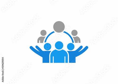 Icon Design Customer Service Teamwork Support