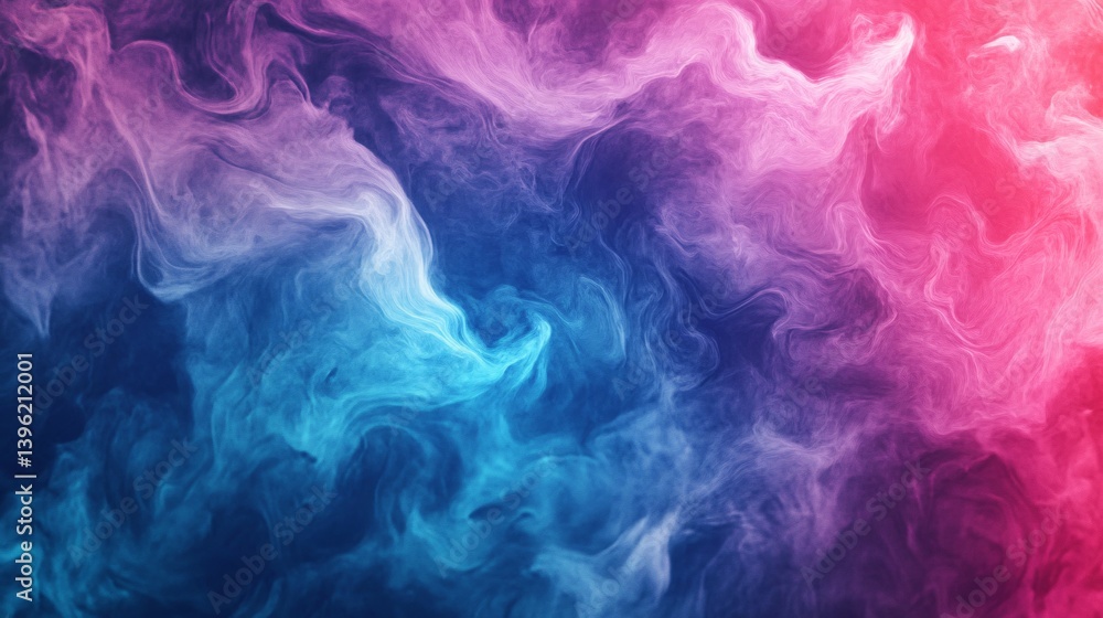 Abstract colorful smoke cloud background with blue pink and purple hues. Abstract colorful smoke cloud background with blue pink and purple hues.