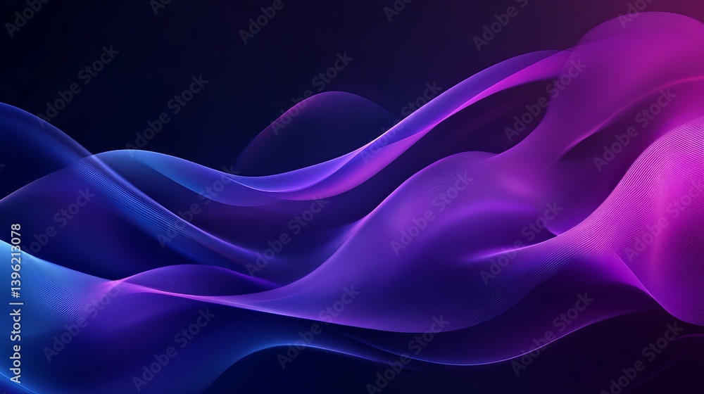 Fototapeta premium Abstract gradient waves background for desktop wallpaper and design projects one hundred characters