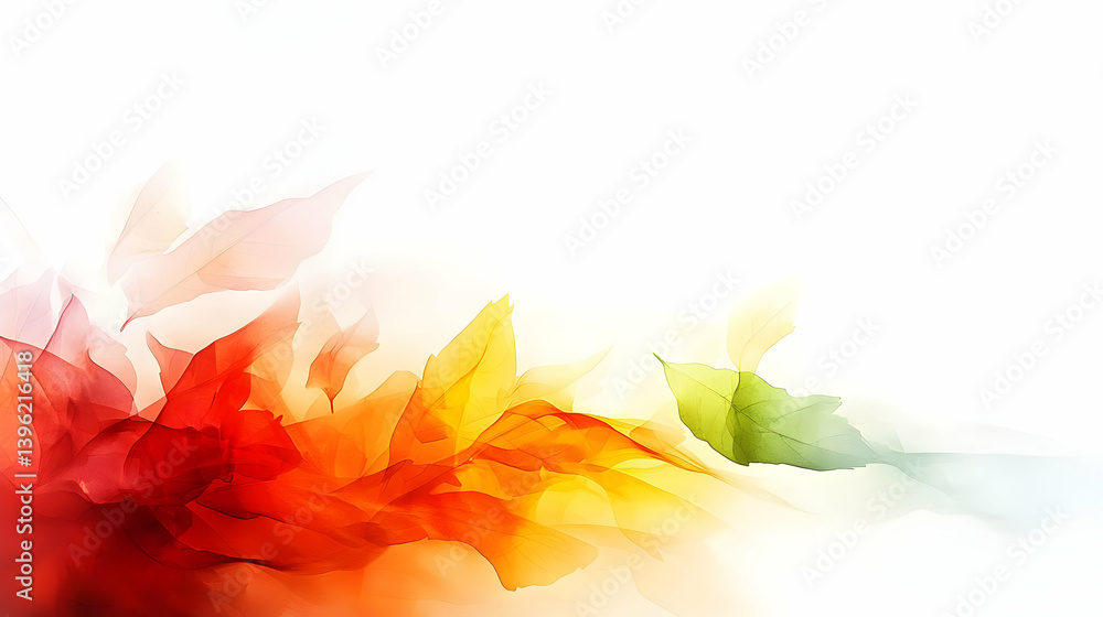 Fototapeta premium Abstract Autumnal Leaves Background