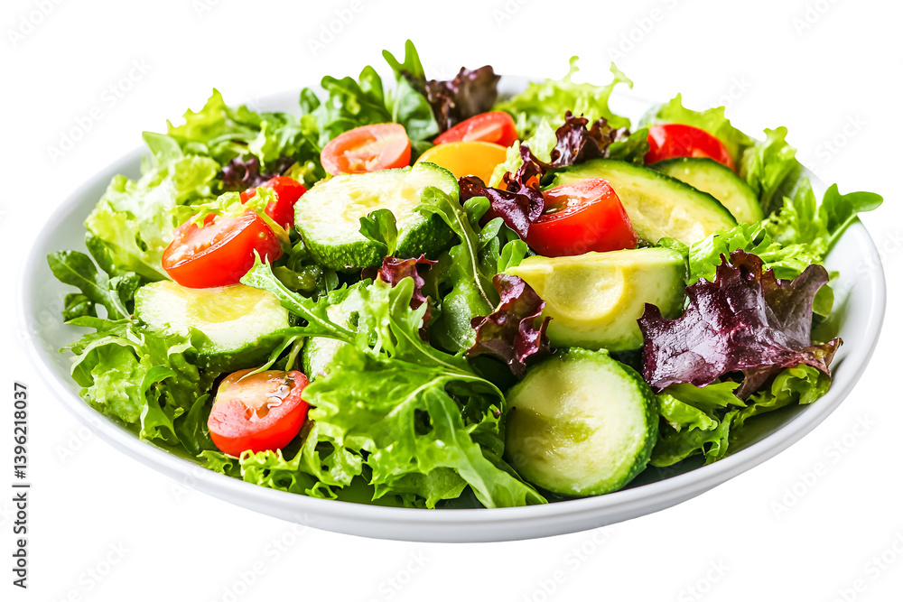 Fresh Green Salad with Tomatoes and Avocado Refreshing Healthy Meal Fresh Green Salad with Tomatoes and Avocado Refreshing Healthy Meal