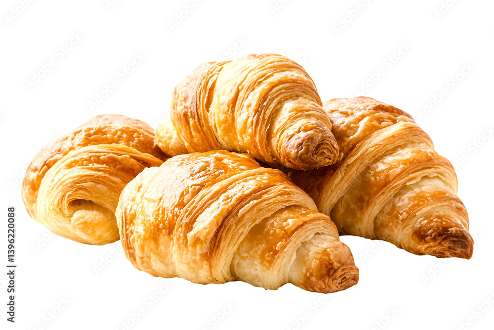 Golden Brown Croissants Delicious Pastry Bakery Treat Golden Brown Croissants Delicious Pastry Bakery Treat