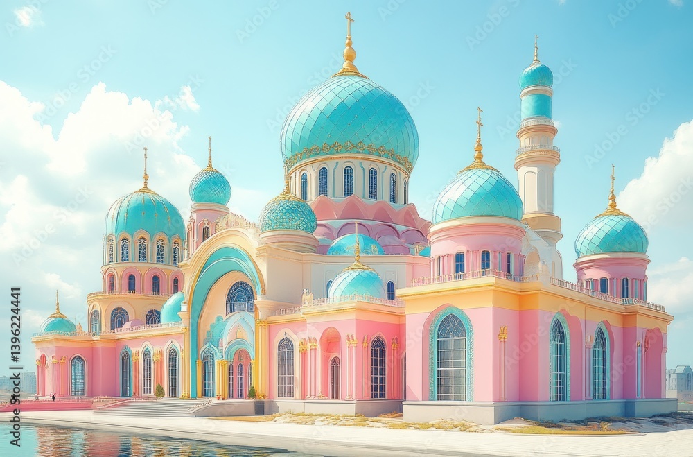 Colorful Temple of All Religions in Kazan Russia Colorful Temple of All Religions in Kazan Russia
